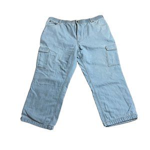 mens habands ice house flannel lined Jeans denim pants sz 42